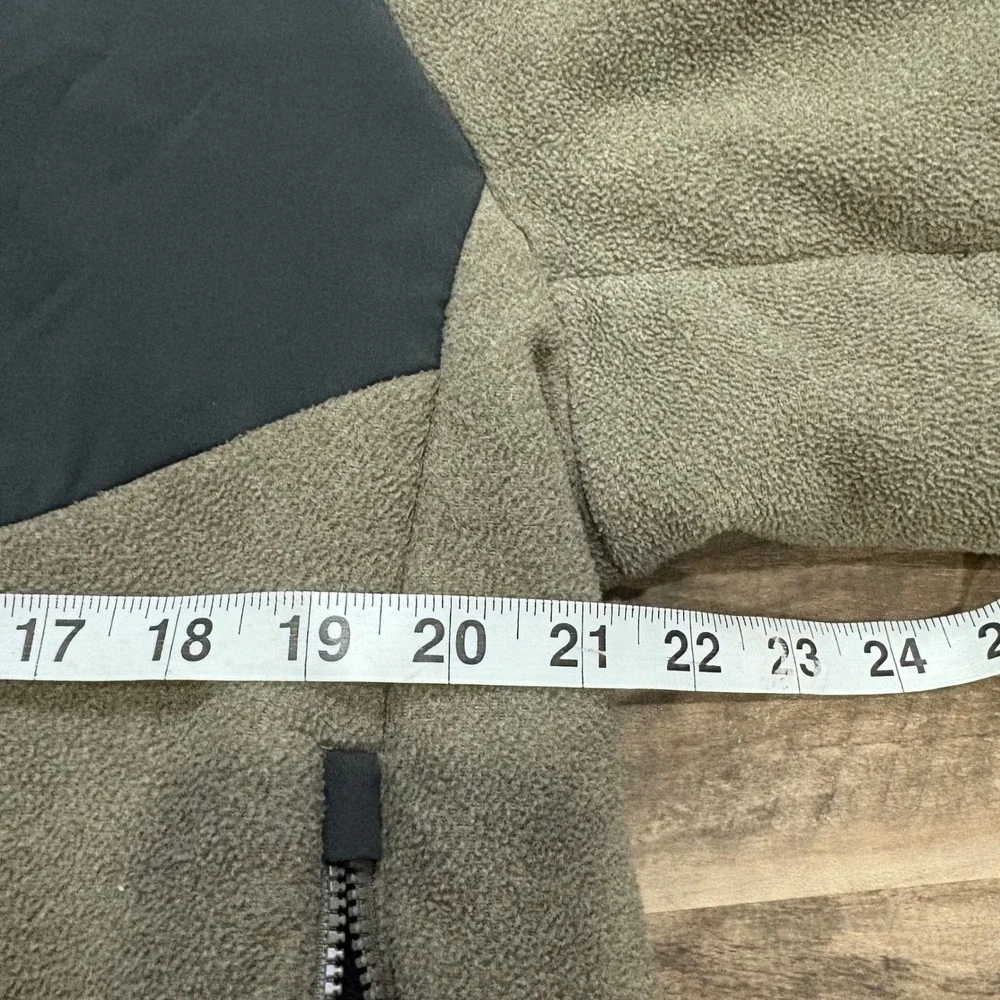 Vintage Y2K The North Face Fleece Jacket Mens L Olive Green Full Zip Gorpcore
